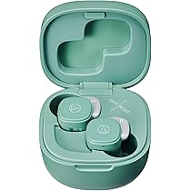 ライトグリーン ワイヤレスイヤホン 充電ケース付き ワイヤレスイヤホン COPENHAGEN インナーイヤー型 セージ